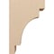 Ekena Millwork 8"W x 16"D x 24"H Classic Mediterranean Rough Cedar Woodgrain TimberThane Corbel, Primed Tan CORUR08X16X24MEDRCPR - alternate 5